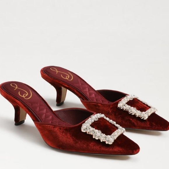 Sam Edelman velvet kitten heels - Picture 3 of 5